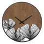 Sieninis laikrodis SUPER WOOD/LEAF, Ø 60 × 2 cm