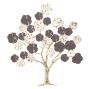 Sienų dekoratyvinis skydas Albero Purpy, 73,7 × 80 × 5 cm