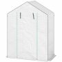 Greenhouse Outsunny 143x74x190cm., white