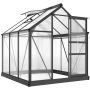 Greenhouse, with sliding doors, Grey, 190 × 201 × 192 cm