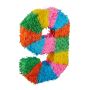 Skaičiaus formos pinjata Relaxdays, skaičius 9, 35,5 × 50,5 × 7,5 cm