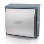 Mailbox, dark grey/light grey