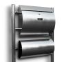 Mailbox, silver color