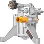 Pressure washer pump VEVOR KXD1810G, rear, 22 mm shaft, 18 × 17.5 × 7.1 cm