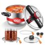 Pressure cooker VEVOR, 9 l, 3 pressure settings, Ø 258 × 175 mm