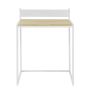 Desk 70x50x90cm., white/light brown
