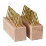Sodininkystės šepečių rinkinys Relaxdays 10025389.0, 2 vnt, 10 × 7,5 × 3,5 cm