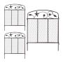 Sodo apvado tvora Relaxdays, 3 dalys, 79 × 63 × 1,5 cm