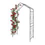 Sodo arka Relaxdays 10052852.0, su smailiu stogeliu, 143 × 240 × 43 cm