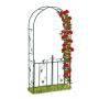 Sodo arka su varteliais Relaxdays 10026260.0, su varteliais, 113,5 × 230 × 36,5 cm