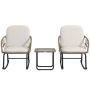 Garden furniture set with 2 chairs and a table Outsunny, various colors
