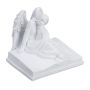 Sodo dekoracija angelas Relaxdays 10047239.0, 17,5 × 15 × 15 cm