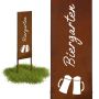 Sodo dekoracija Relaxdays, dizainas C, Ruda, 28 × 115 cm