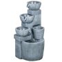 Garden fountain, 4 tiers, 31 × 57 × 27 cm