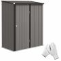 Garden shed, with lockable door, 161.5 × 94.5 × 196 cm