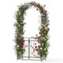 Sodo pavėsinė, Dviguba su rakinamais varteliais, 102 × 223 × 49 cm