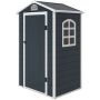 Garden storage box Outsunny 134x104x204cm., dark gray