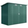 Garden storage shed Outsunny 249x121x183cm., green
