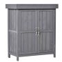 Garden tool cabinet Outsunny 74x43x88cm., gray