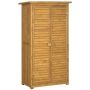 Garden tool cabinet Outsunny 87x46.5x160cm., light brown