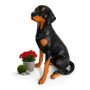Sodo šuns figūrėlė Relaxdays 10053582_9269 Dobermann, 83 × 39 × 52 cm