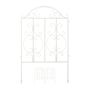 Sodo tvora Relaxdays 10036845.0, 3 panelės, Balta, 190,5 × 98 × 2,5 cm
