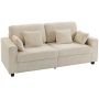 Sofa, 3 vietų, Smėlio, 211,5 × 90 × 85 cm
