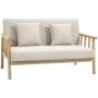 Sofa Homcom 123x69x74cm., light brown/beige