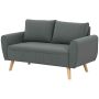 Sofa Homcom 145x75x78cm., gray/light brown