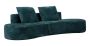 Sofa Island, 238 × 78 × 92 cm