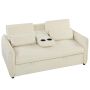 Sofa-lova, 3 viename, Smėlio, 166 × 90 × 84 cm