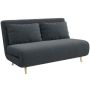 Sofa-lova, Dvivietė, 3 atlošo padėtys, 141 × 81 × 90 cm