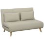 Sofa bed, double, 6 backrest positions, 130 × 79 × 78 cm