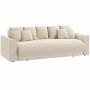 Sofa-lova, su daiktadėže ir 9 pagalvėlėmis, 230 × 95 × 73 cm