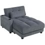 Sofa-lova, su puodelių laikikliais, 147 × 114 × 86 cm