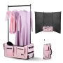 Dance bag with wheels VEVOR MAT-29A, Pink, 73 × 43 × 38 cm