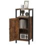 Side table Homcom 34x30x80cm., brown/black