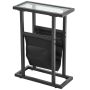Side table Homcom 40x18x55.5cm., black