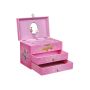 Jewelry music box "Magic Castle" pink