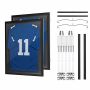 Sports T-shirt display case VEVOR ZSK-312-C, vertical, 2 pcs, 79.5 × 59 × 4 cm