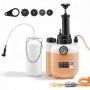 Brake fluid bleeding kit VEVOR YS-057C, 3 l, 4 adapters, 17.5 × 15.5 × 40 cm