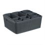 Stalčių organizatorius Relaxdays, 10 pertvarų, 35 × 13 × 28,5 cm