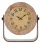 Stalinis laikrodis Round, Rudas, 23,5 × 24 × 7 cm