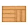 Stalo įrankių dėklas Relaxdays 10045684, 6 skyriai, 44,5 × 5 × 30 cm