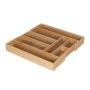 Stalo įrankių įdėklas Relaxdays 10051920.0, 8 skyriai, reguliuojamas plotis, 6,5 × 33 × 47,5 cm