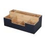 Stalo organizatorius Relaxdays 10051363_46, 7 skyriai, Juoda, 30 × 11 × 15 cm
