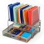 Stalo organizatorius Relaxdays 10053321_55, 6 skyriai ir stalčius, 35 × 36 × 24,5 cm