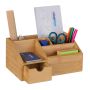 Stalo organizatorius Relaxdays, 6 skyriai, 1 stalčius, 24,5 × 11 × 15 cm