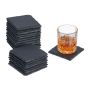 Stalo padėkliukai Relaxdays 10047623.0, 20 vnt, Pilki, 10 × 1 × 10 cm