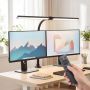 Stalo šviestuvas Relaxdays, 112 LED, Juoda, 80 × 75,5 × 5,5 cm